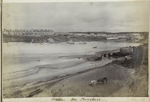 Narrowing beach